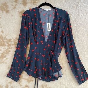 Rolla’s Dancer Wrap Blouse S